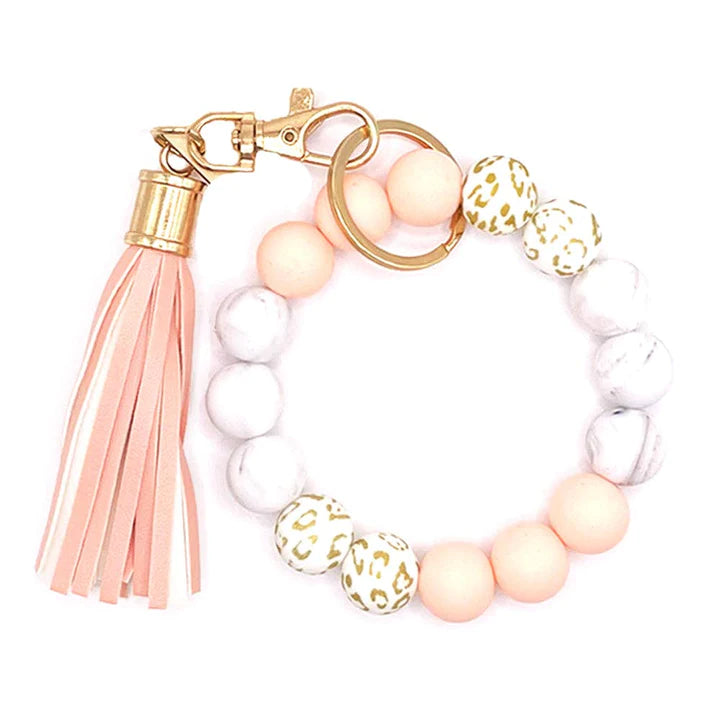 Beaded Bracelet Keychain