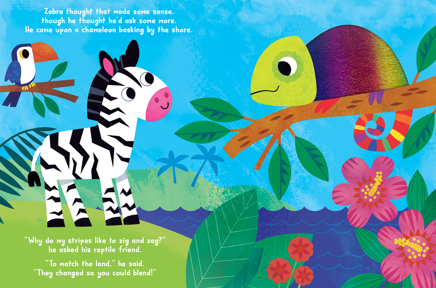 Zig Zag Zebra - Children's Touch and Feel Storybook