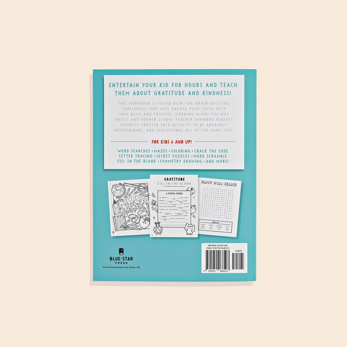 Gratitude For Kids - Activity Book for Kids