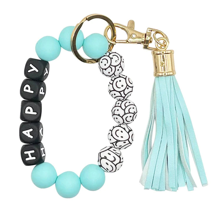 Beaded Bracelet Keychain