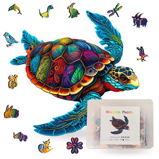 Turtle Wooden Jigsaw Puzzle