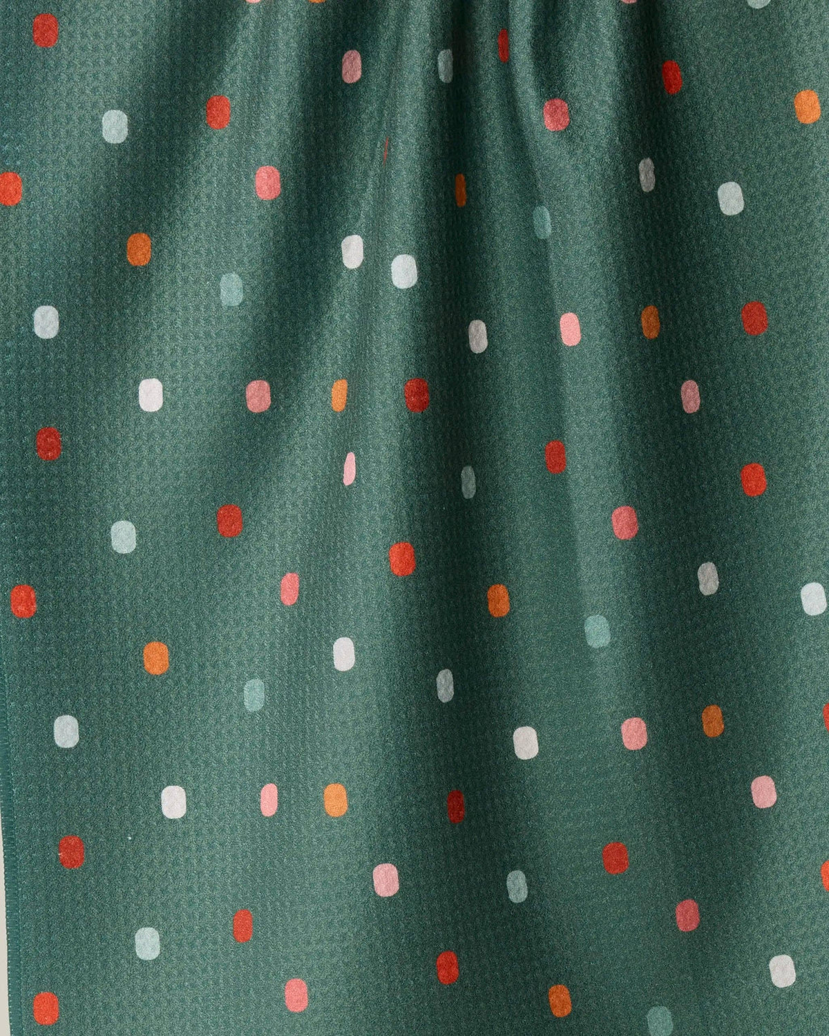 Moss Tile Shuffle Geometry Tea Towel
