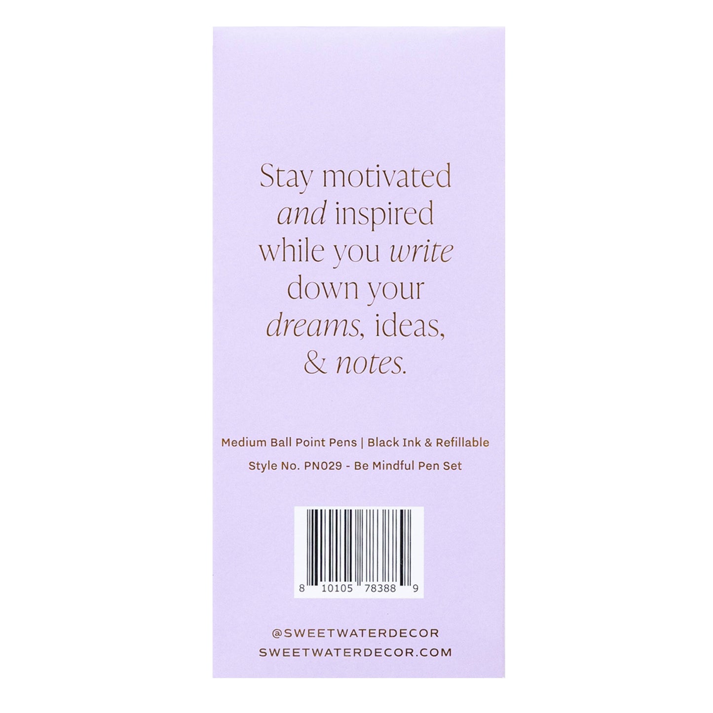 Be Mindful | Metal Pen Set