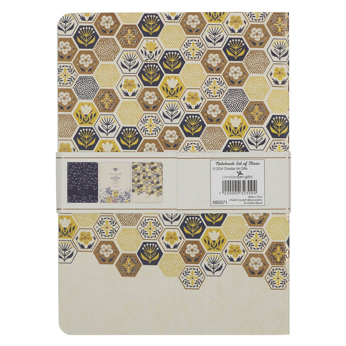 Kind Words Are Like Honey 3 piece Notebook Set