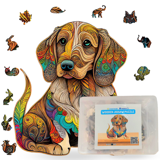 Dog Wooden Jigsaw Puzzle