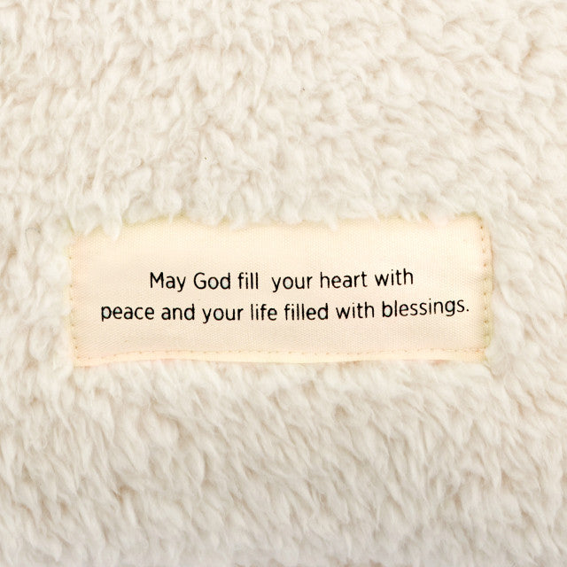 Cream Prayer Pillow - Faith