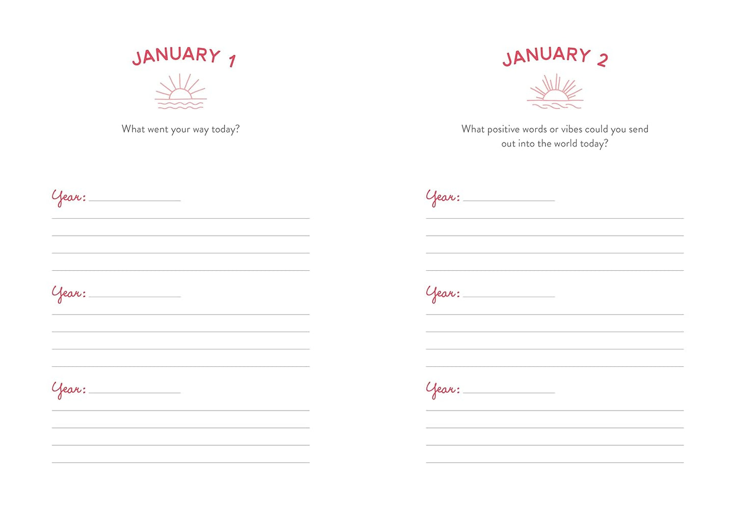 One Question A Day for Positivity: A Three-Year Journal