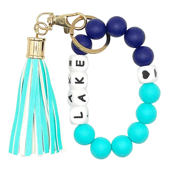 Beaded Bracelet Keychain