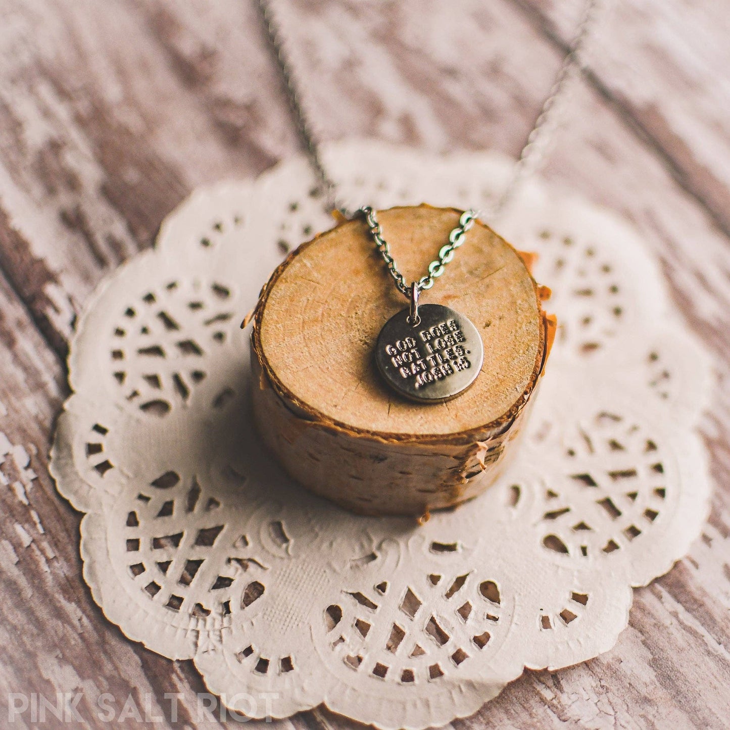He Will Not Fail Me Necklace