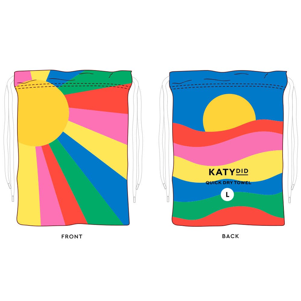 Ray of Sunshine Beach Quick Dry Towel