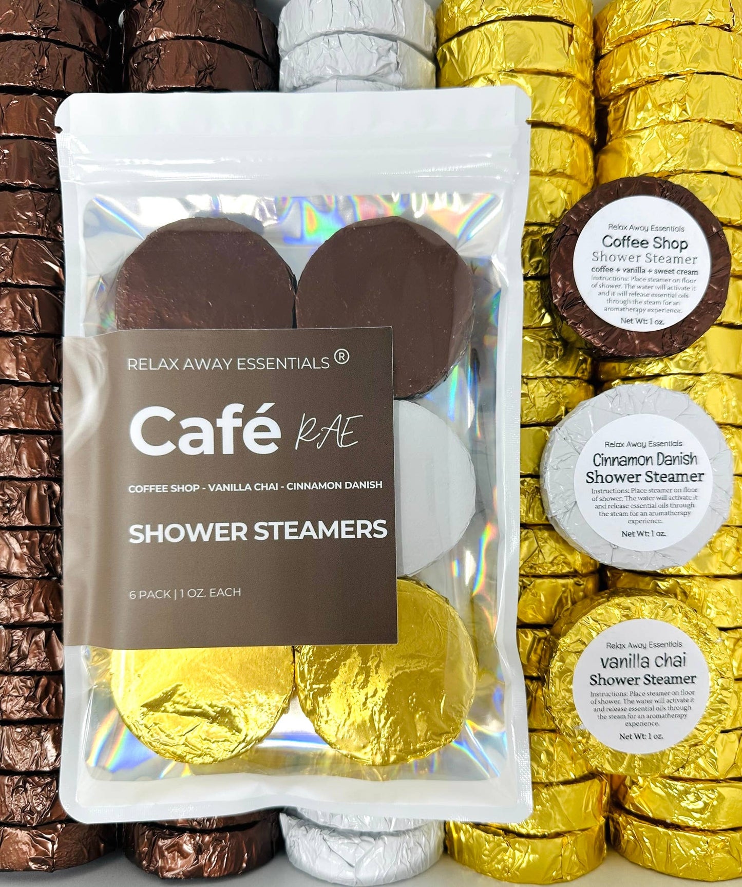 Cafe RAE Shower Steamers 6 Pack
