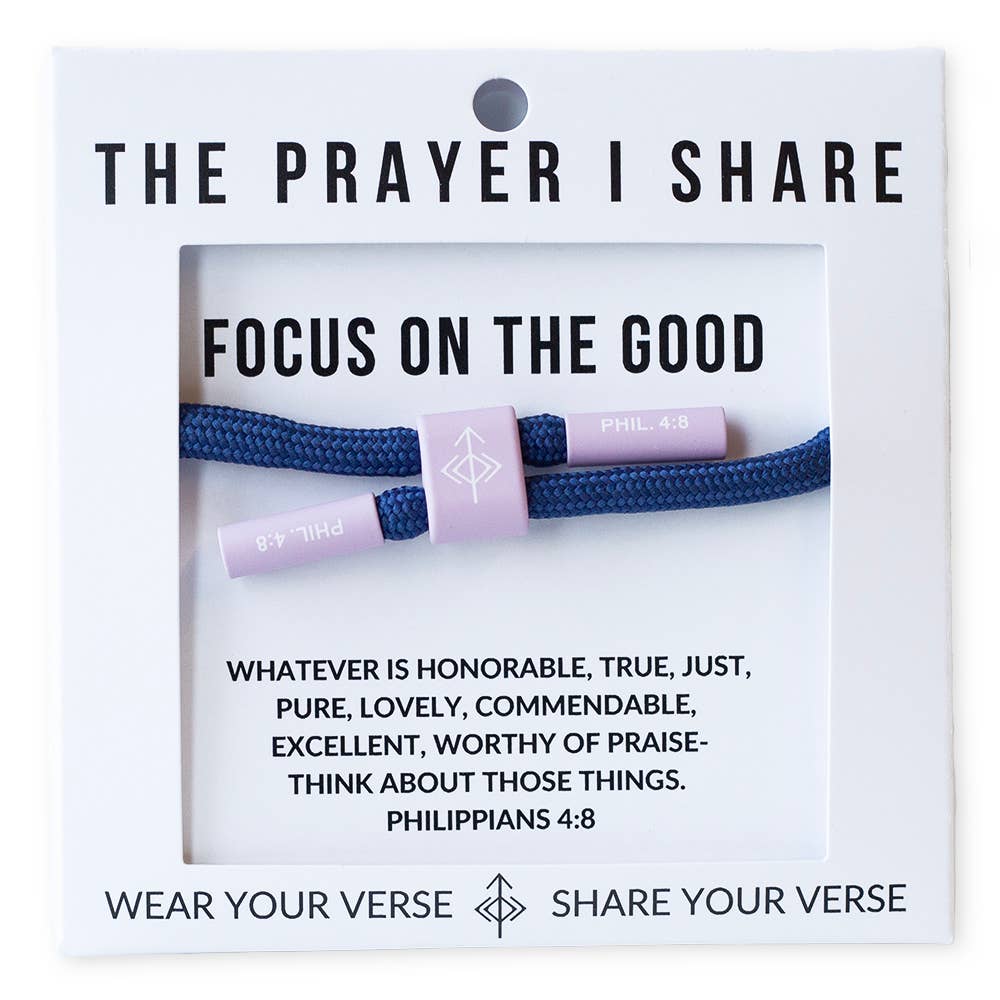 FOCUS ON THE GOOD - The Prayer I Share Bracelet