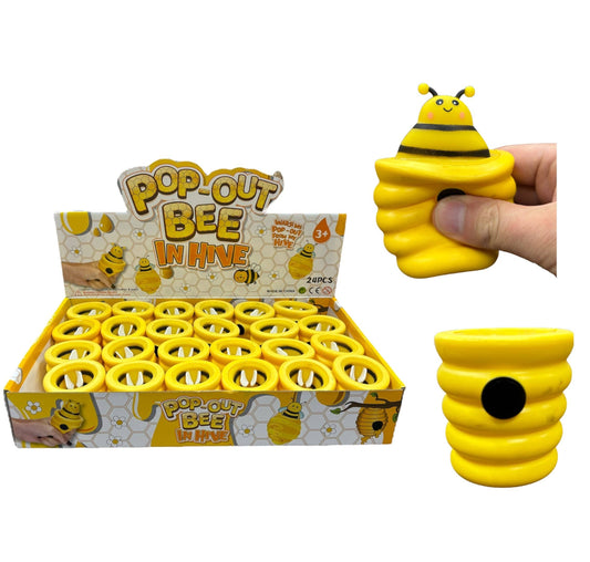 Pop-Out Bee Squeeze Toy