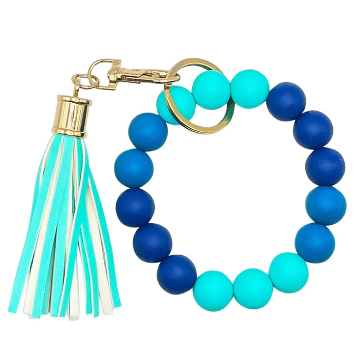 Beaded Bracelet Keychain