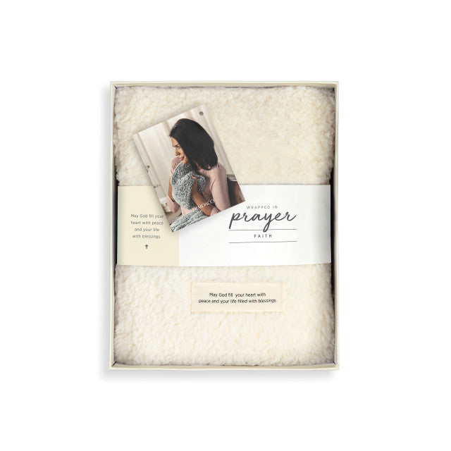 Cream Prayer Pillow - Faith