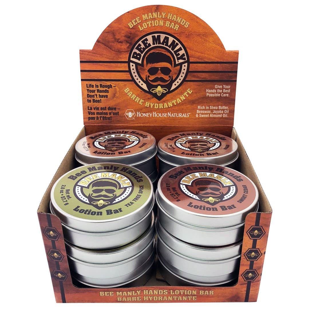 Bee Manly Hands Solid Lotion