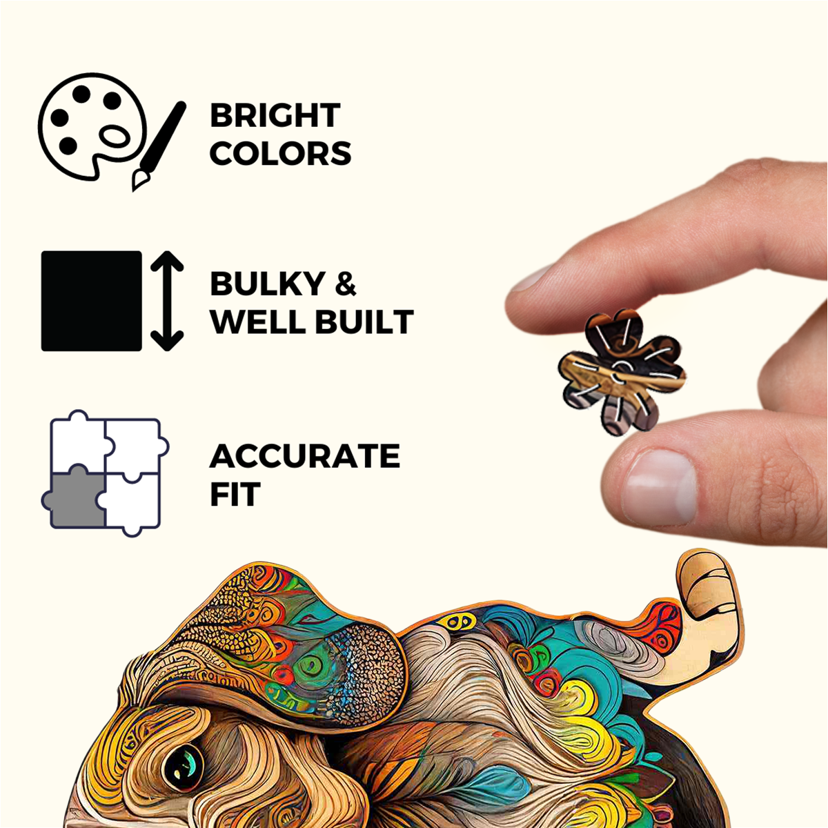 Dog Wooden Jigsaw Puzzle