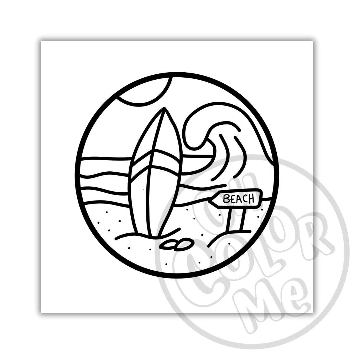 Calming Scenes Mini Coloring Book