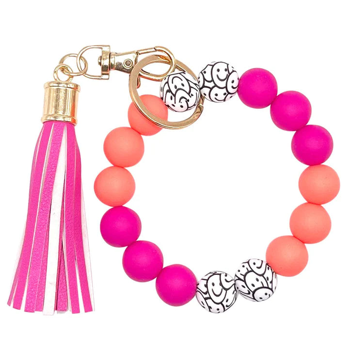 Beaded Bracelet Keychain