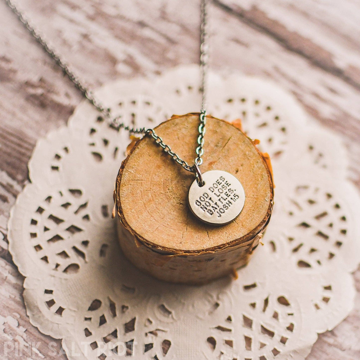 He Will Not Fail Me Necklace
