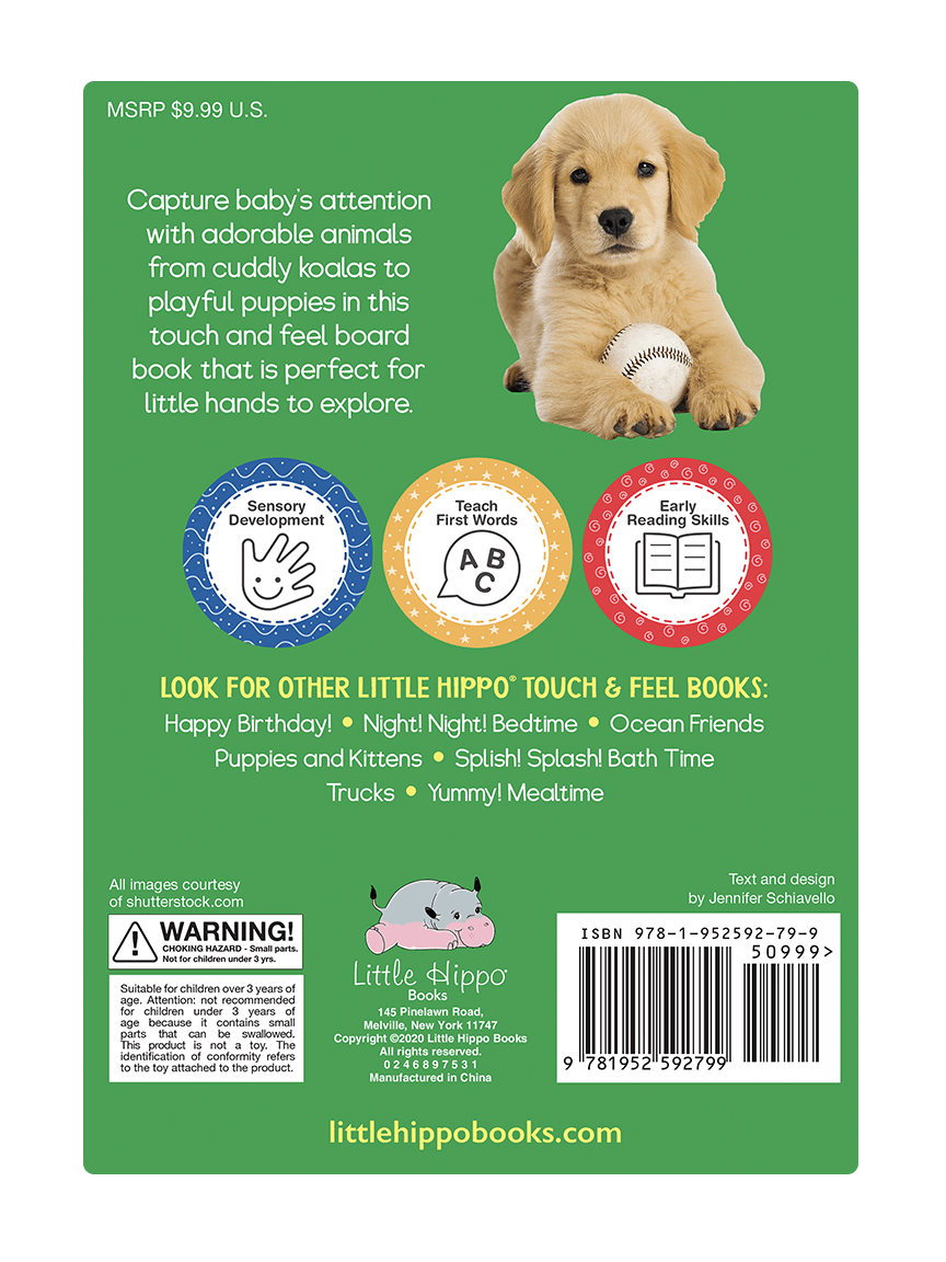 Adorable Animals Touch and Feel Book