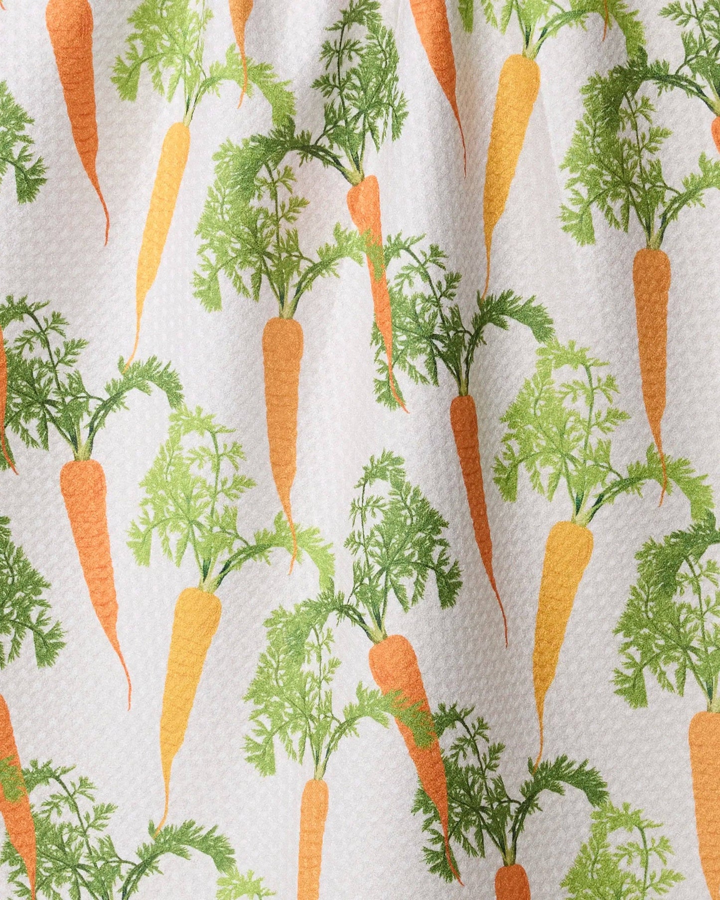 Happy Carrots Geometry Tea Towel