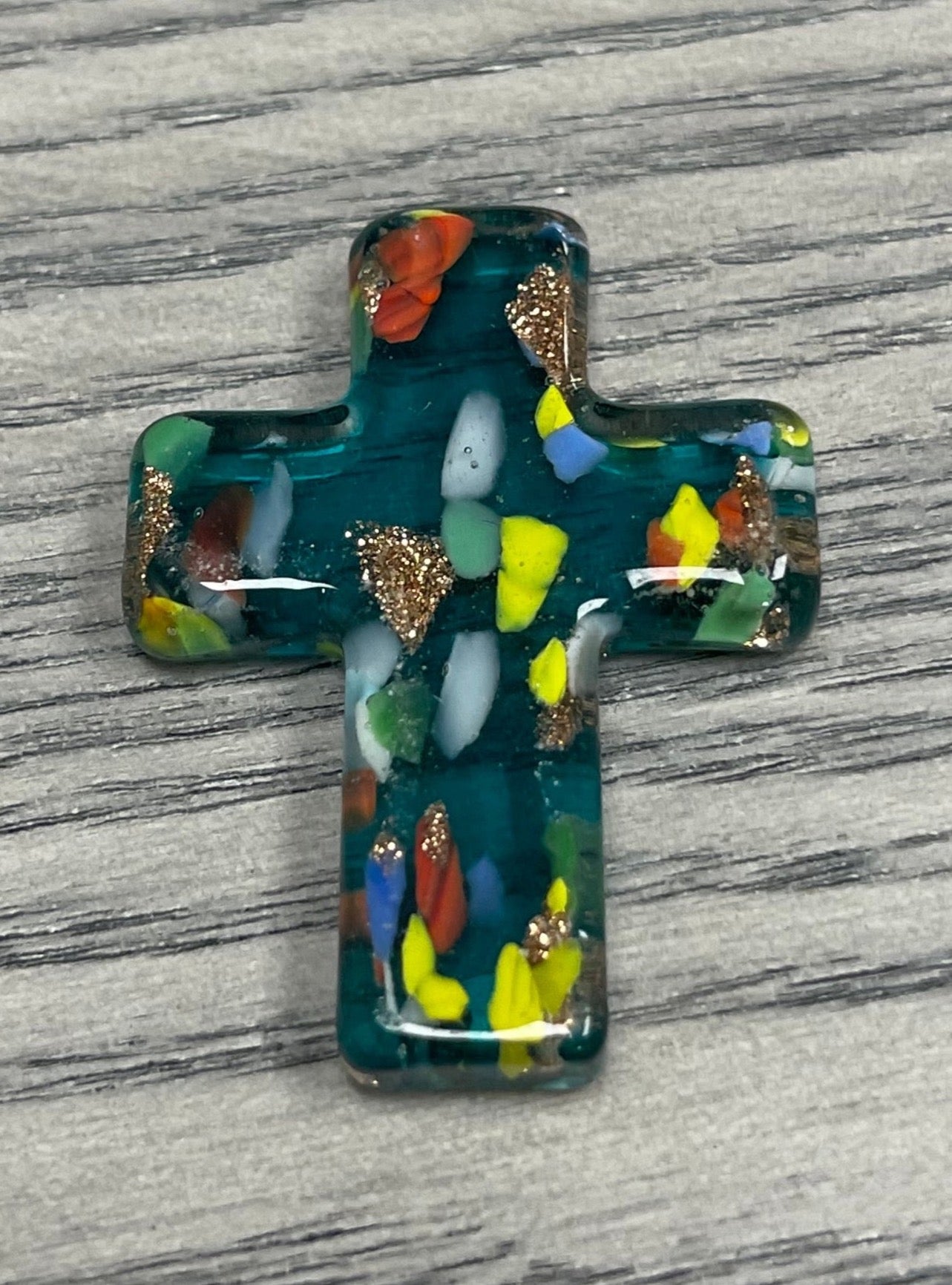Glass Pocket Cross