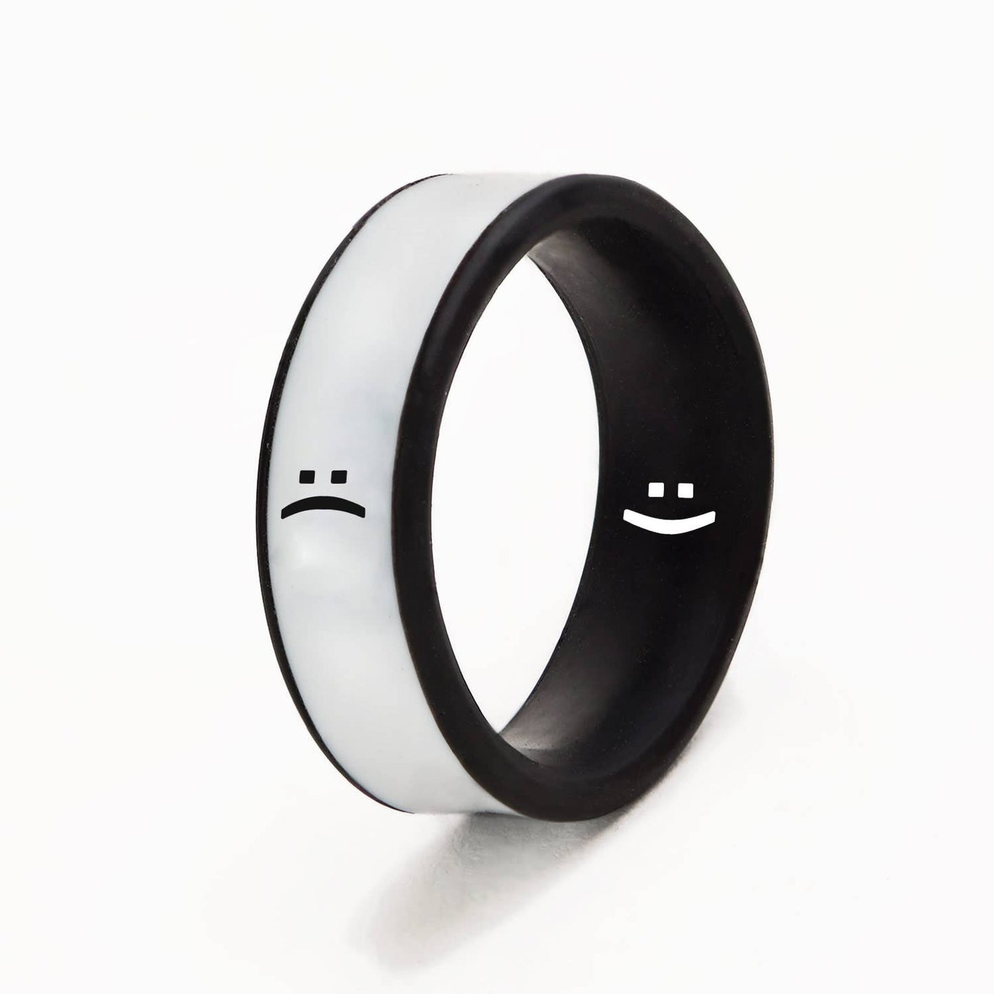 Flip Reversible Smile and Frown Ring