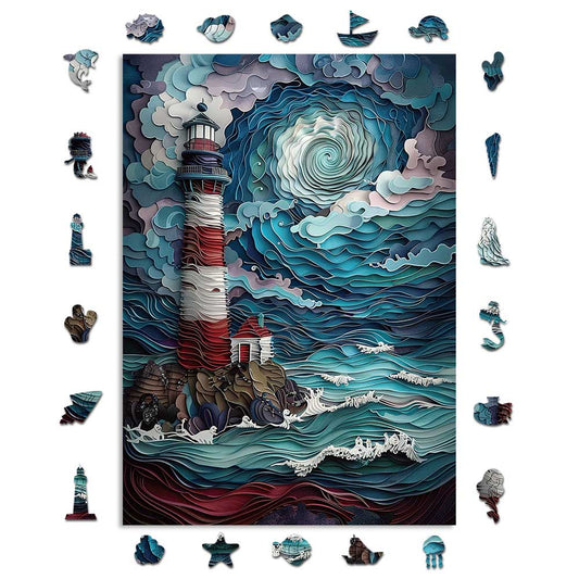 Lighthouse Wooden Jigsaw Puzzle