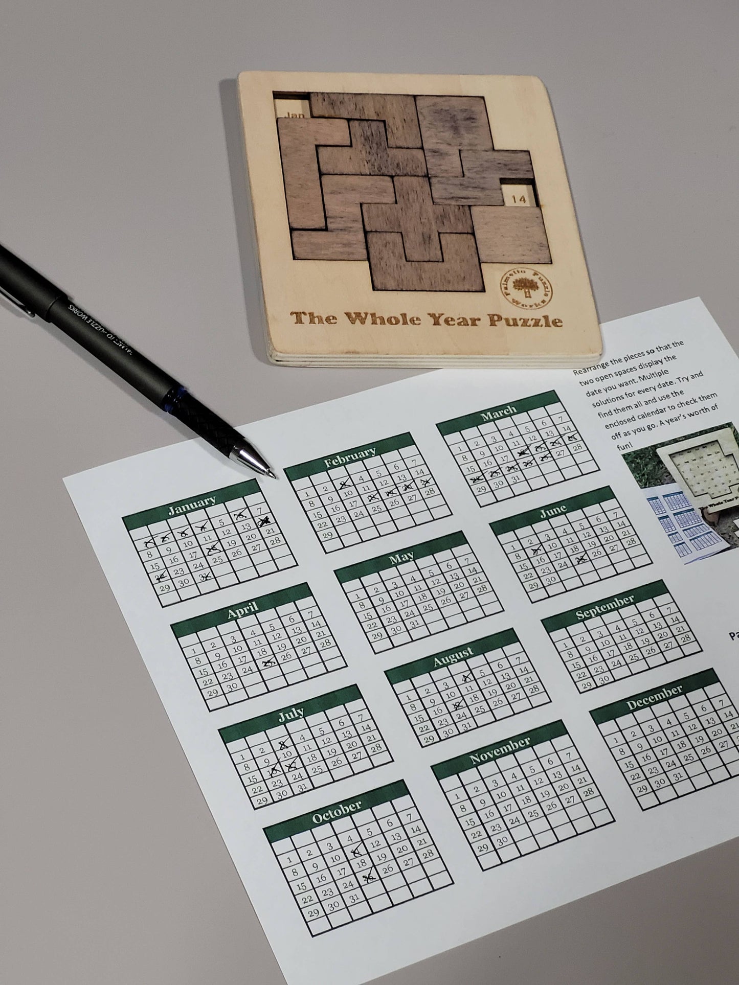 The Whole Year Puzzle