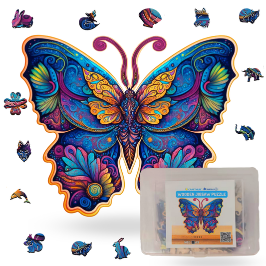 Butterfly Wooden Jigsaw Puzzle