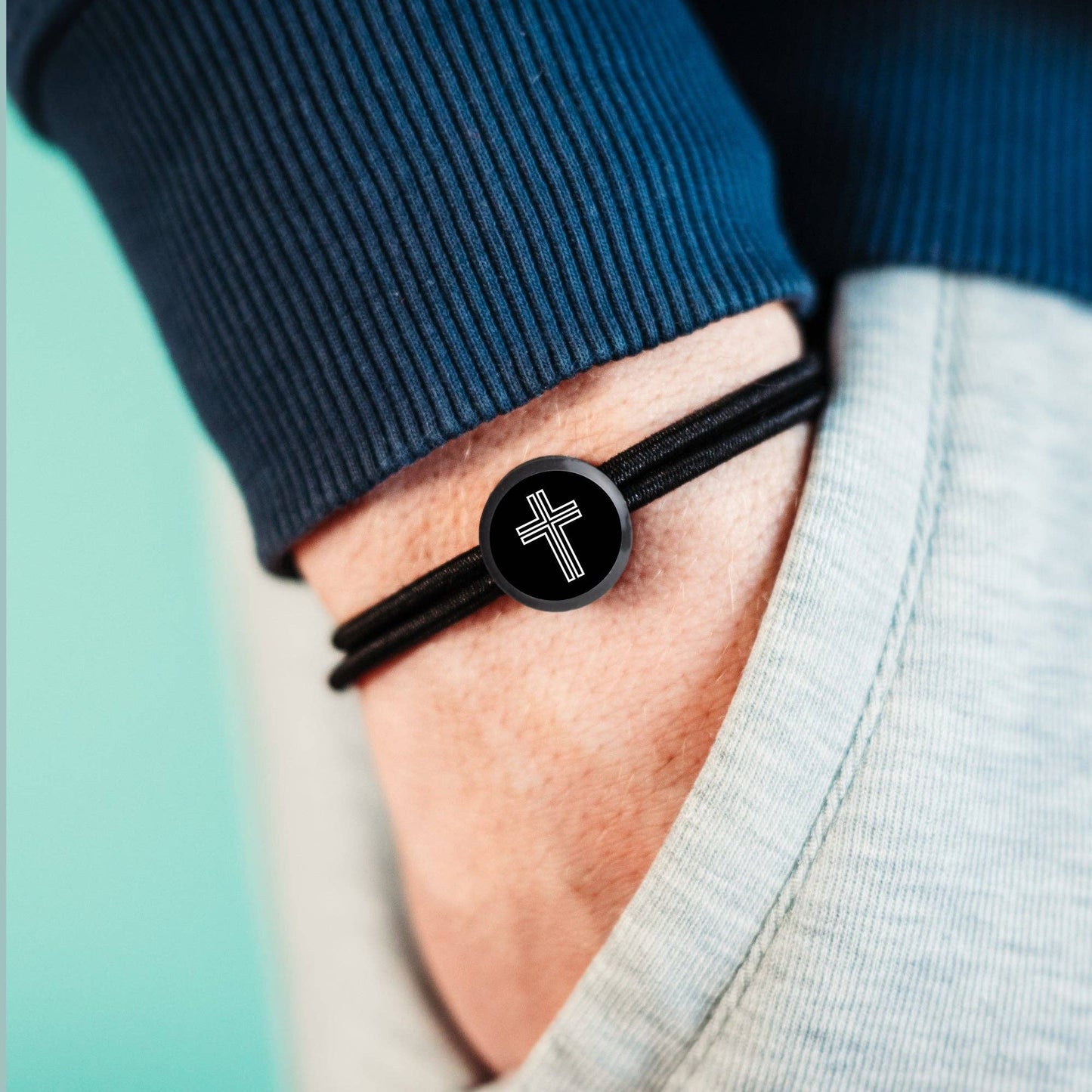 Daily Inspiration Smart Bracelet - Cross - Elastic