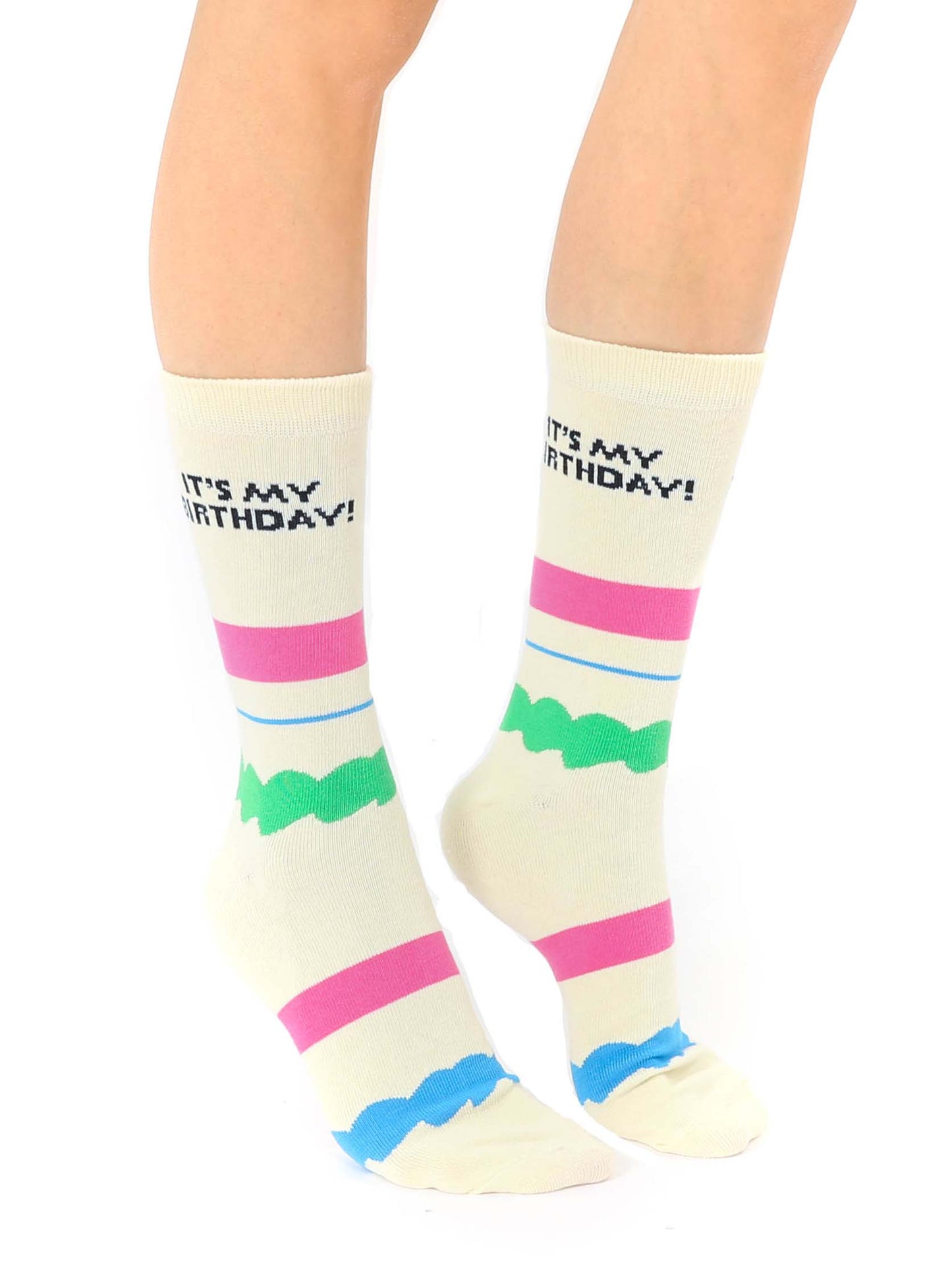 "It's My Birthday" - Cake Socks