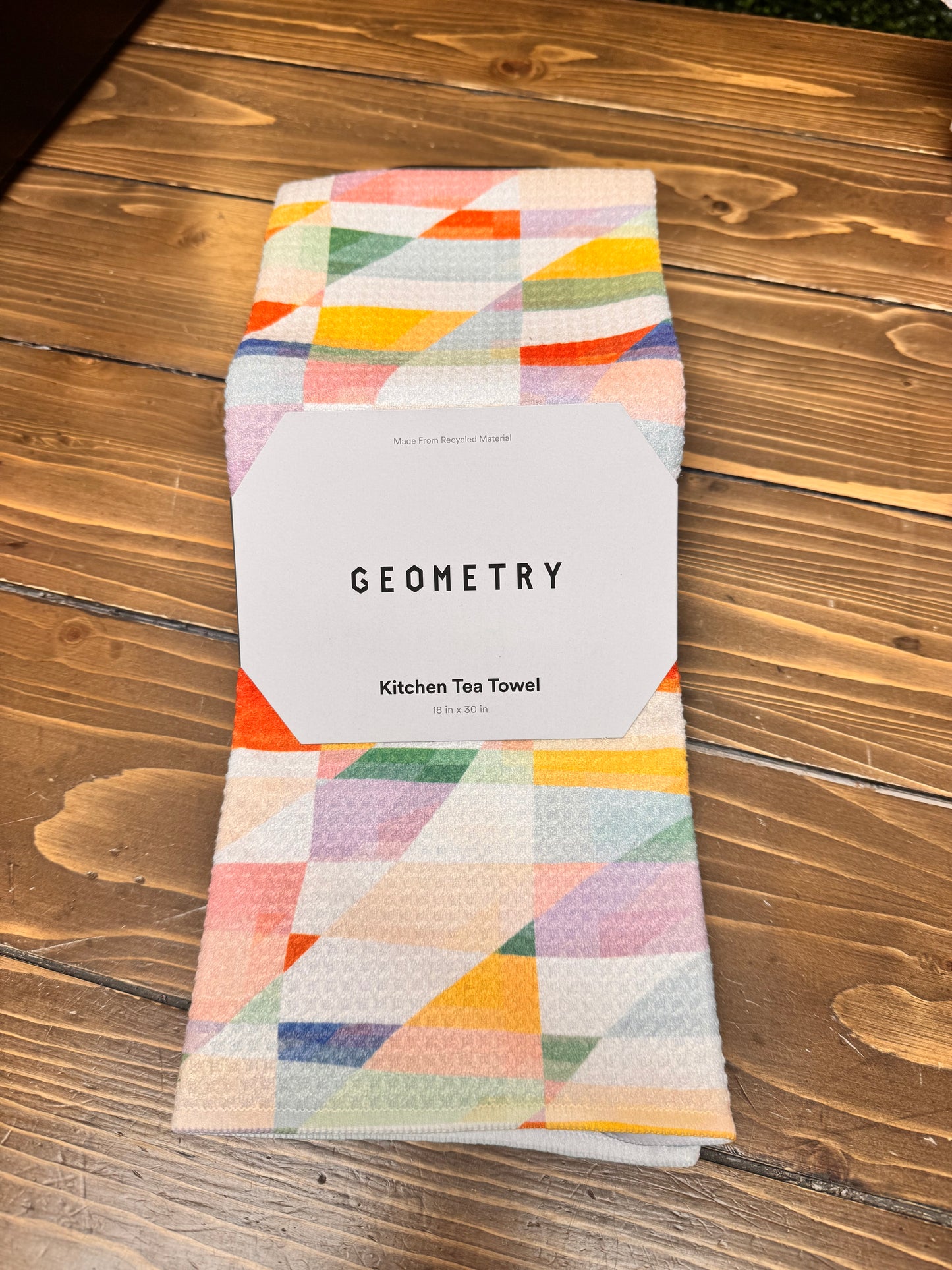 Highlands Geometry Tea Towel