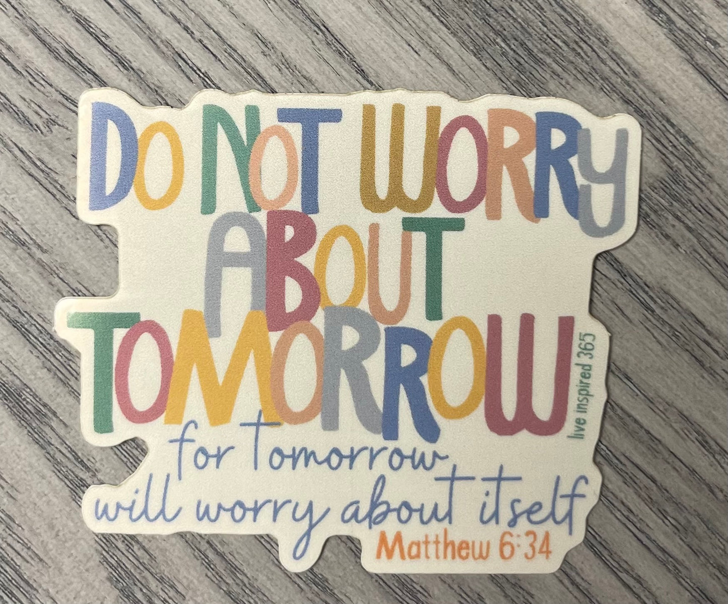 Matthew 6:34 | Sticker