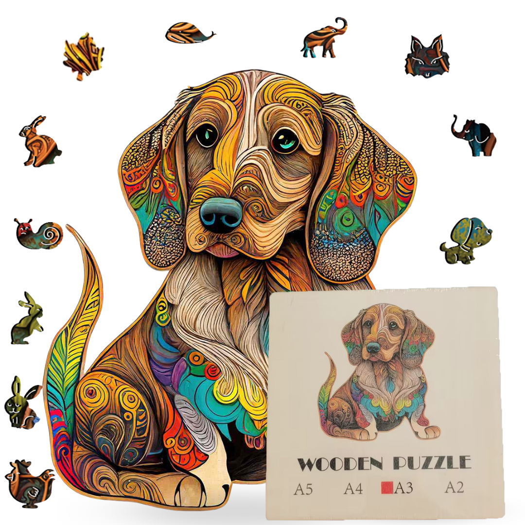 Dog Wooden Jigsaw Puzzle
