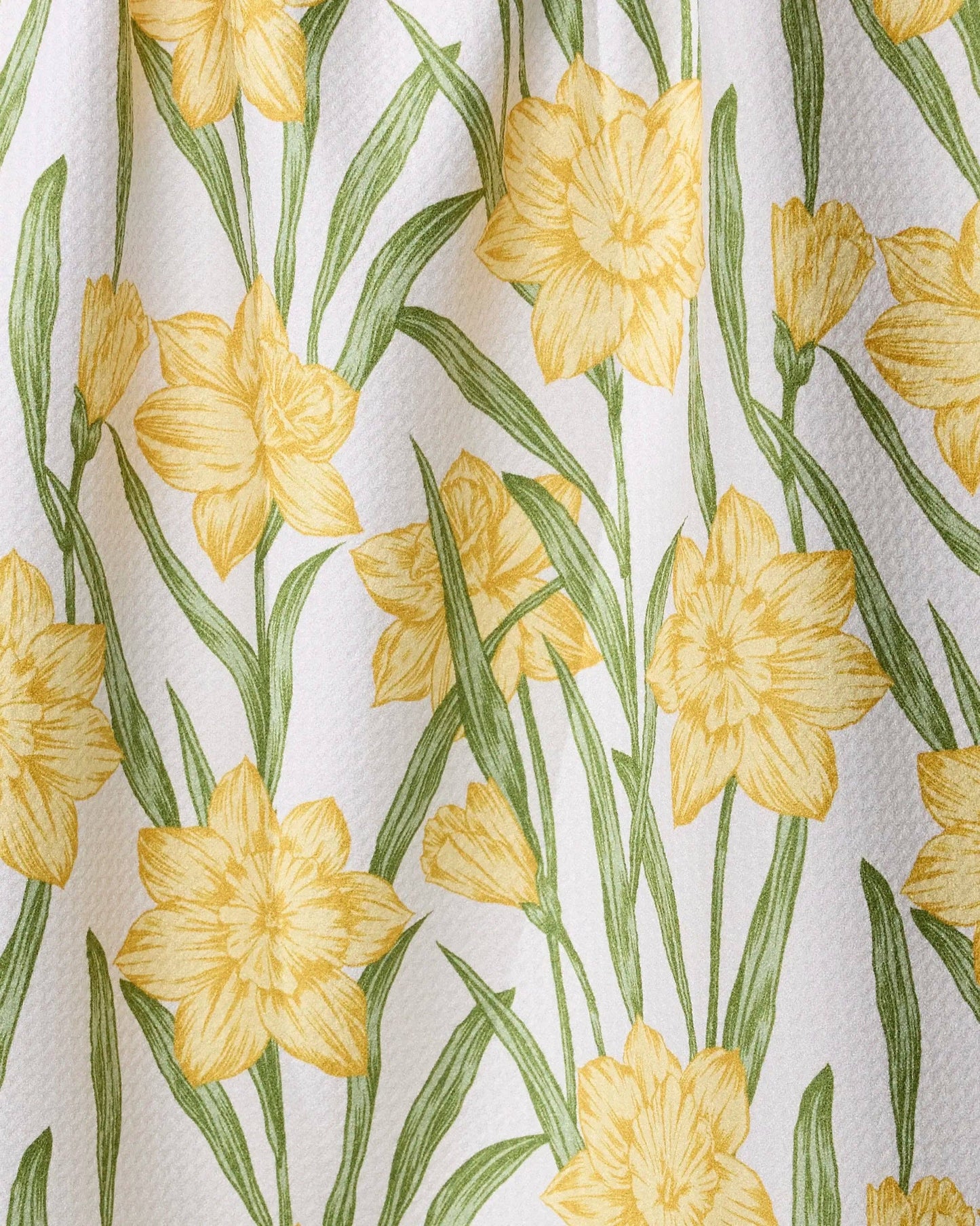 Daffodil Darling Geometry Tea Towel
