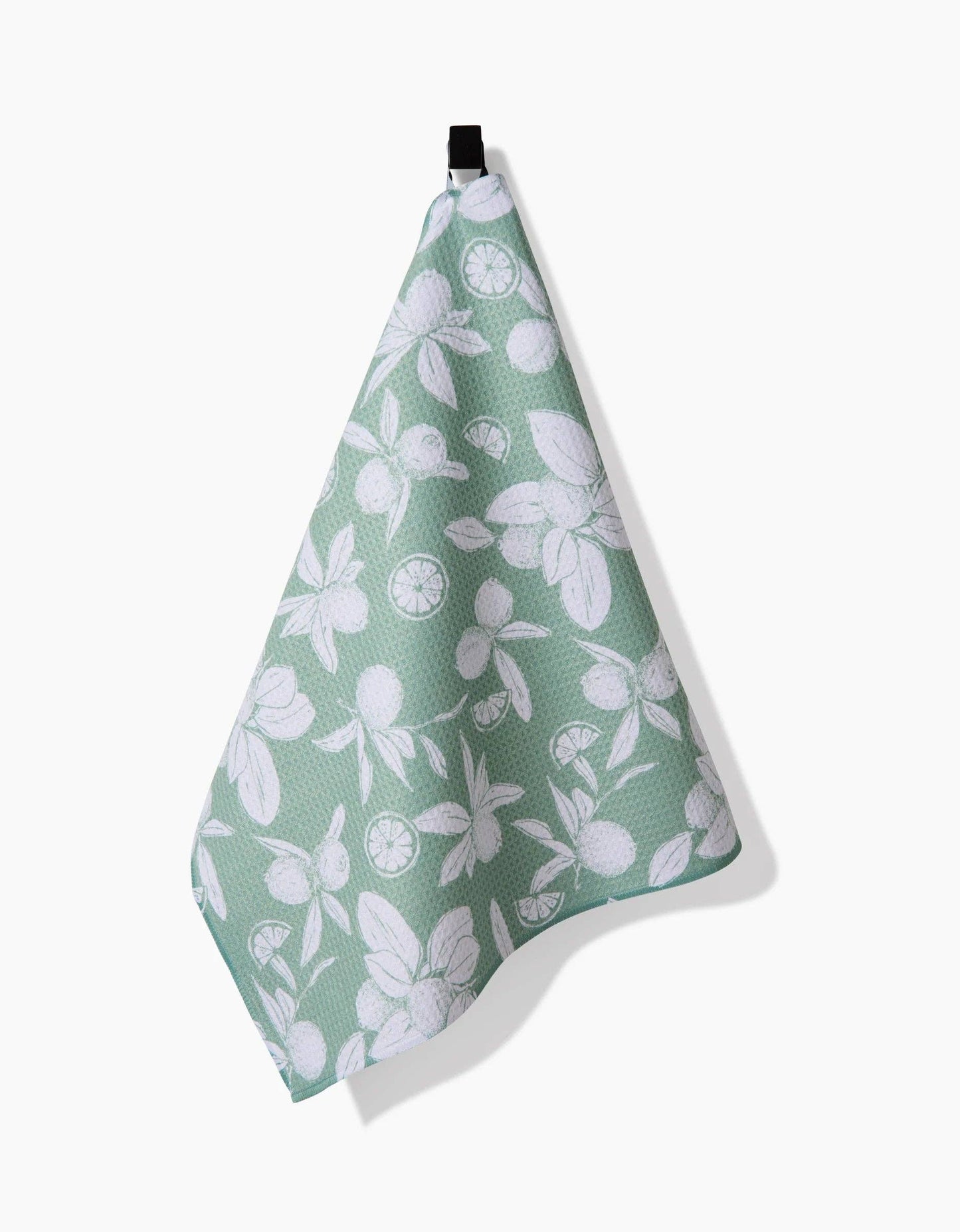 Summer Limes Geometry Tea Towel