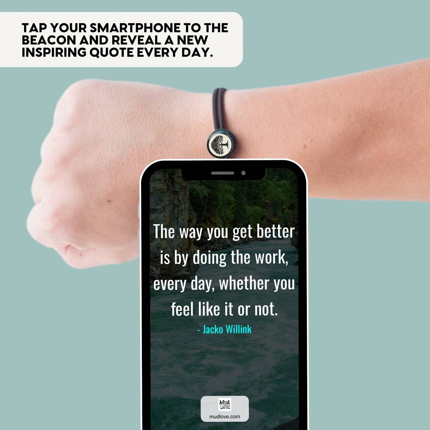 Daily Inspiration Smart Bracelet - Mountains