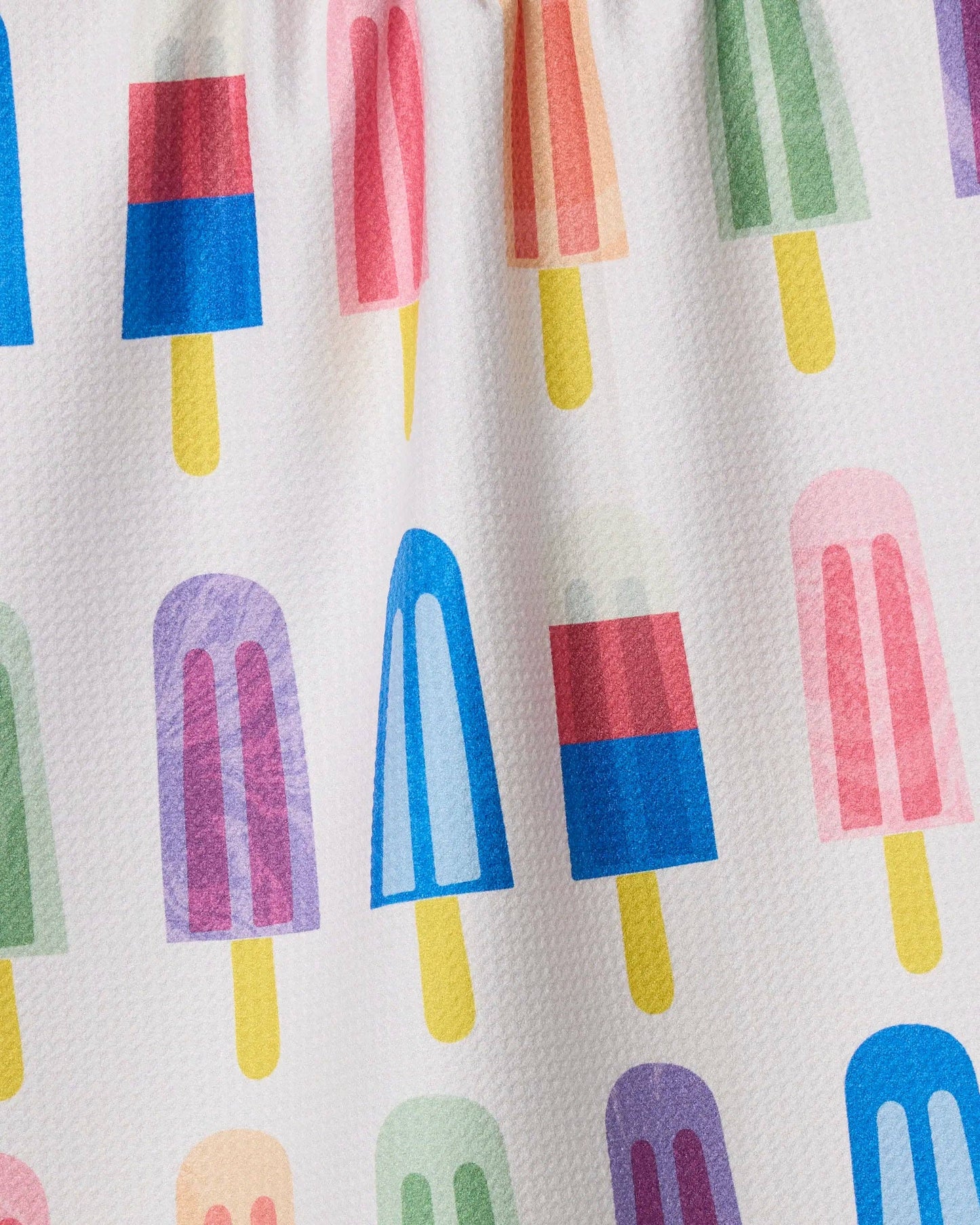 Poppy Popsicles Geometry Tea Towel
