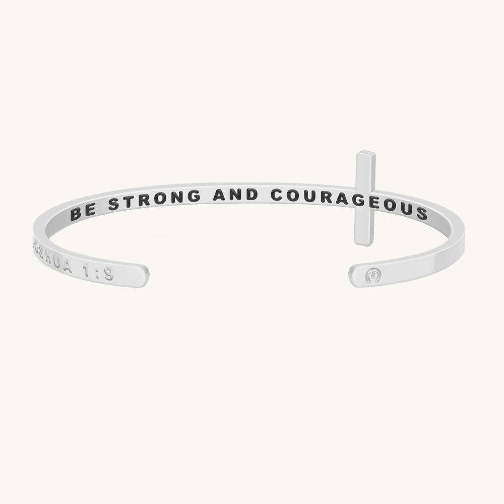 Inspirational Cross Cuff Bracelet