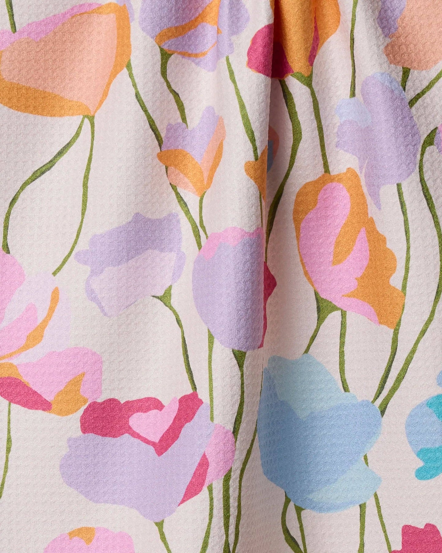 Sunlit Garden Geometry Tea Towel