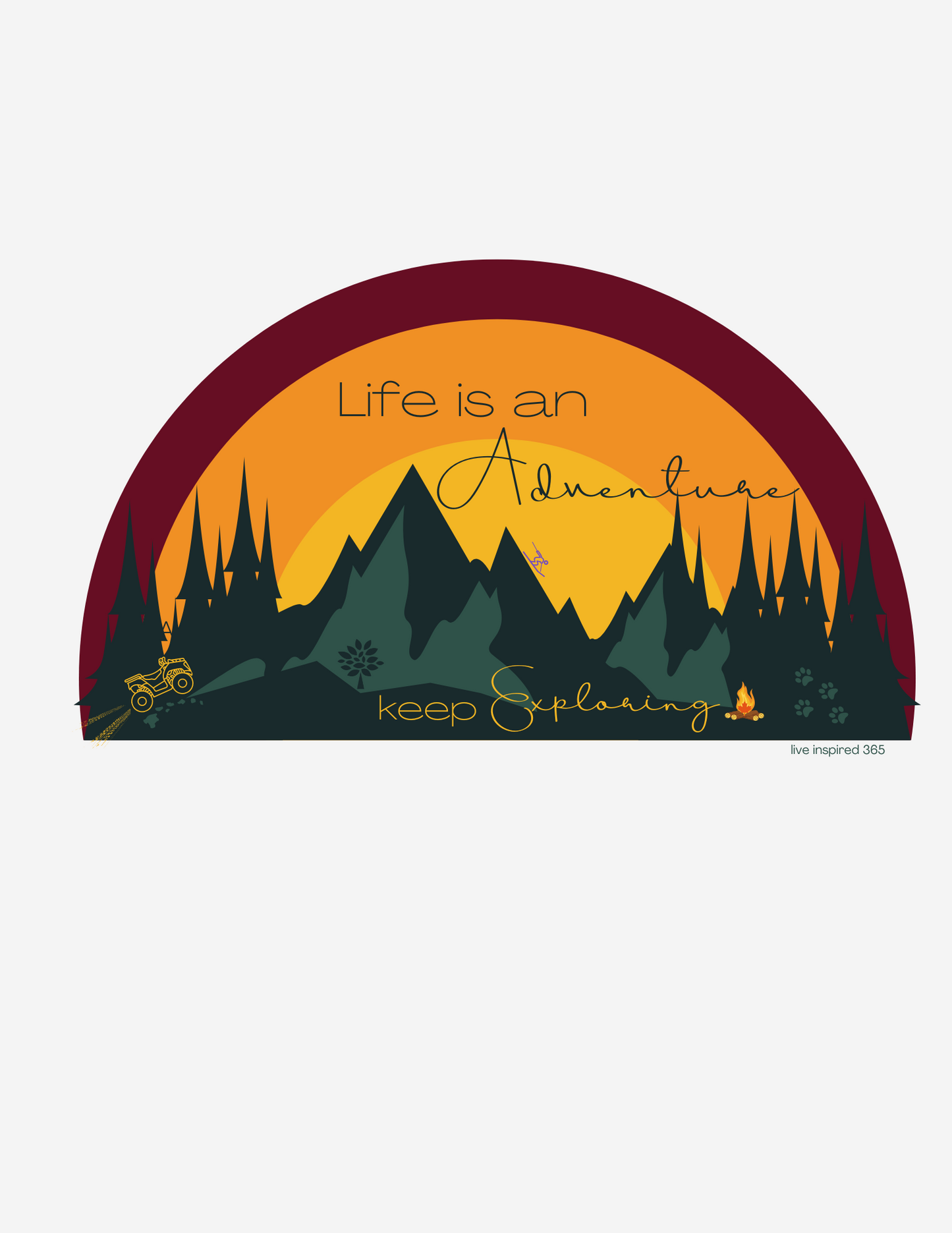 Life is an Adventure| Sticker