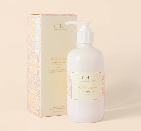 Hello Yellow Shea Butter Cream - 8oz pump