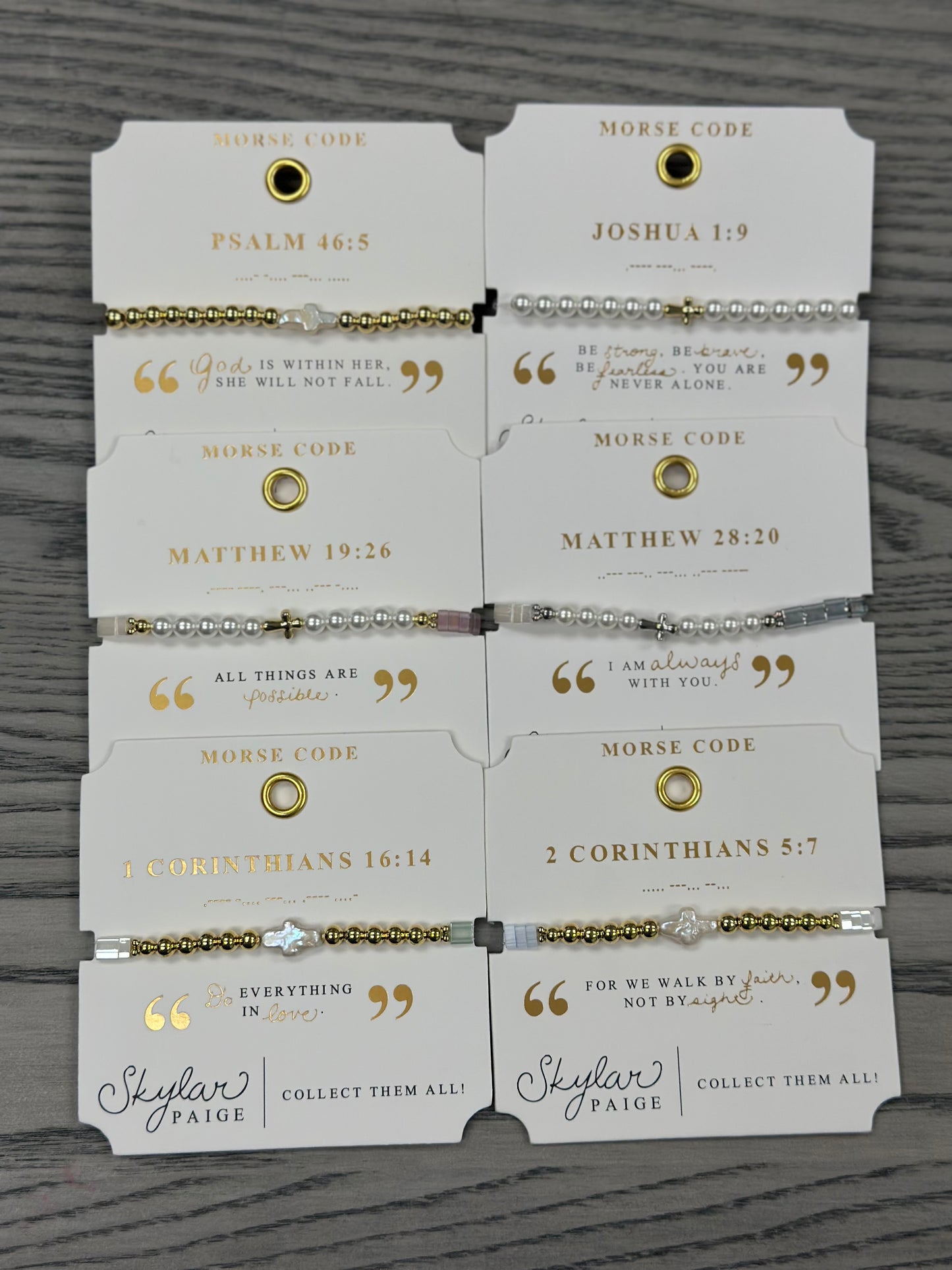 Heavenly Words Morse Code Bracelet by Skylar Paige