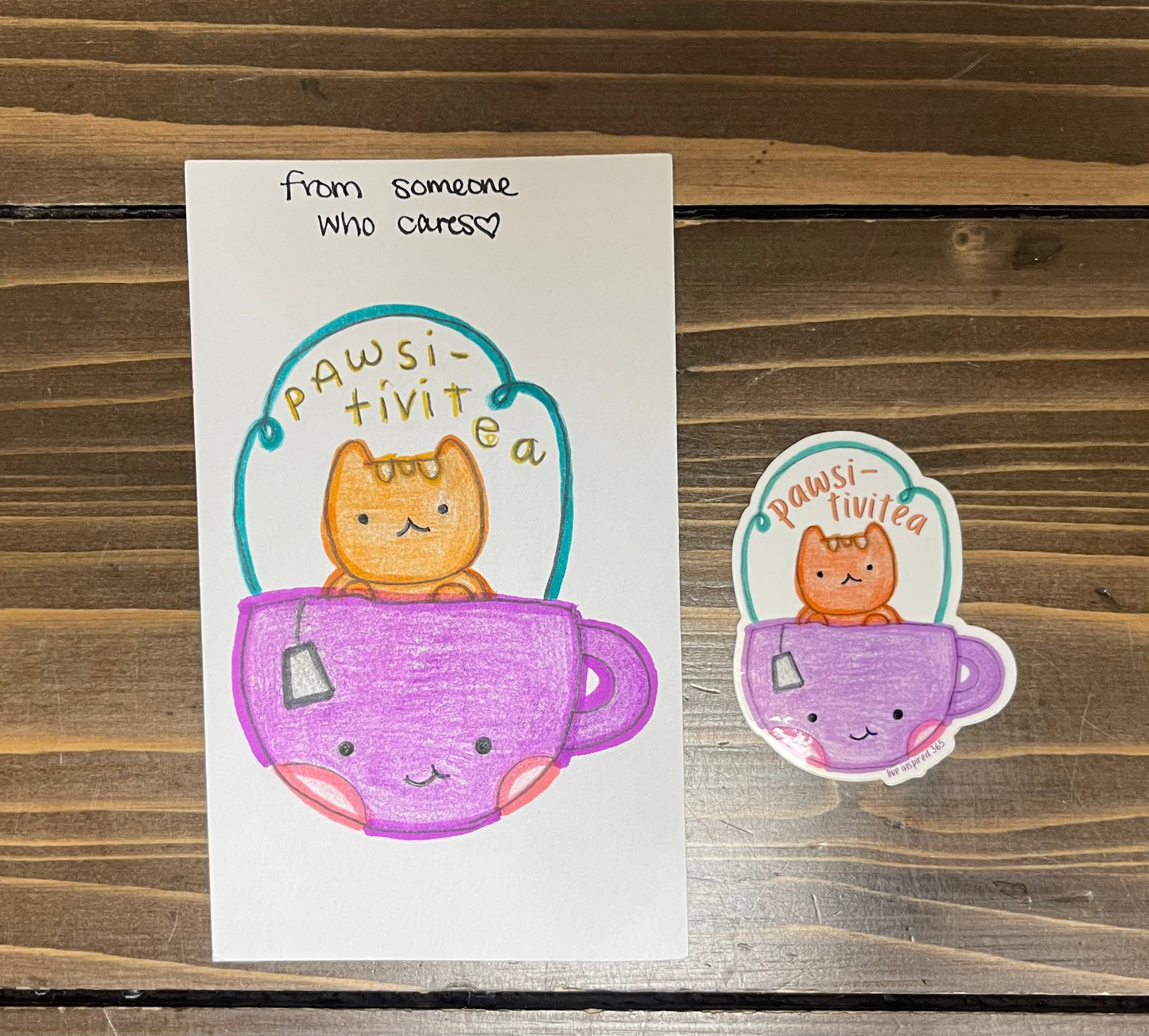 Pawsitivitea | Sticker