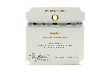Morse Code Bracelet by Skylar Paige
