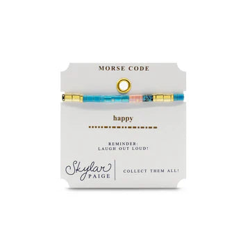 Morse Code Bracelet by Skylar Paige