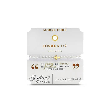 Heavenly Words Morse Code Bracelet by Skylar Paige