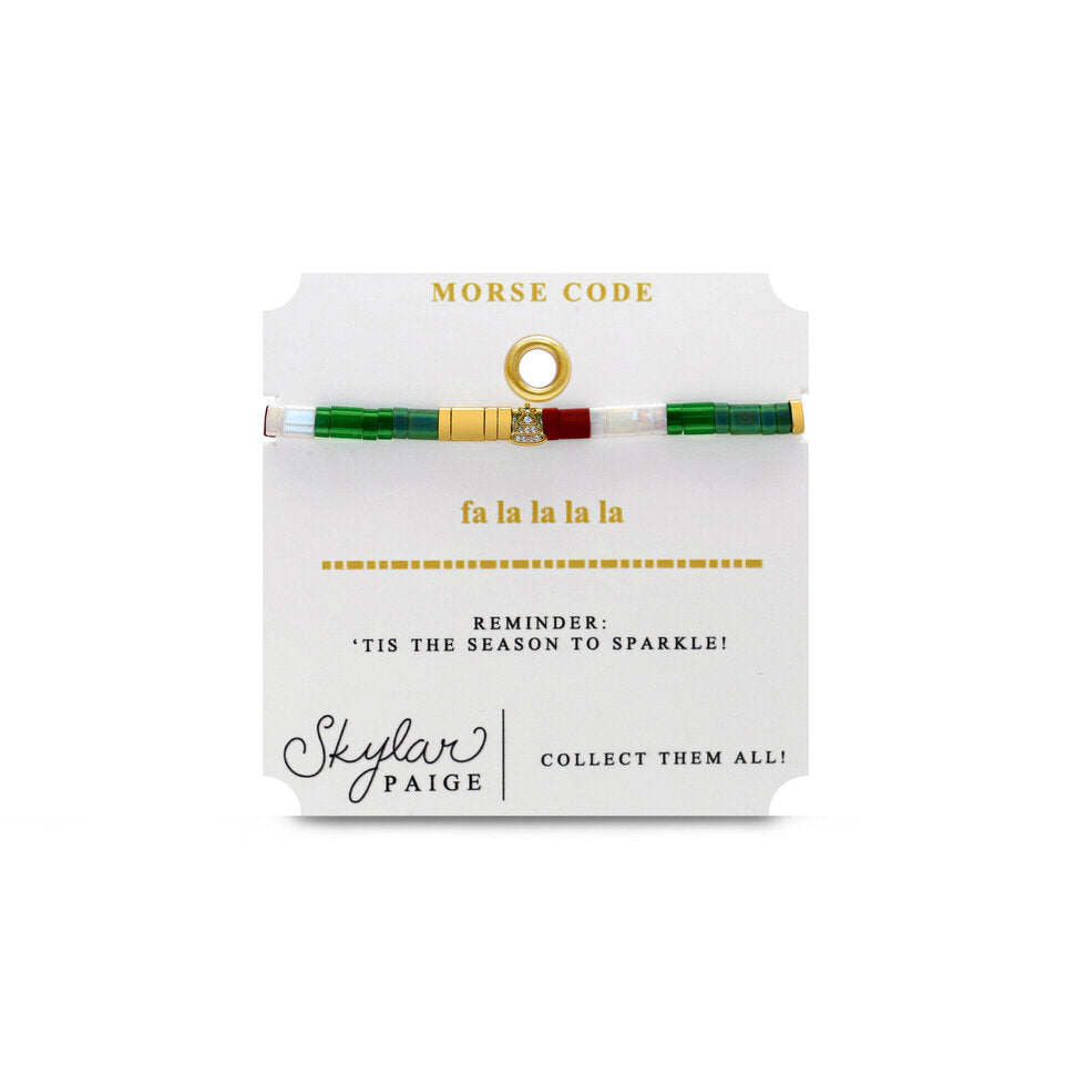 Morse Code Bracelet by Skylar Paige